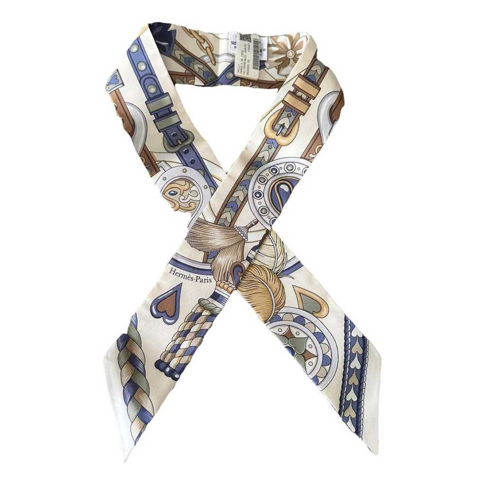 Hermès Twilly 86 silk scarf - image 1