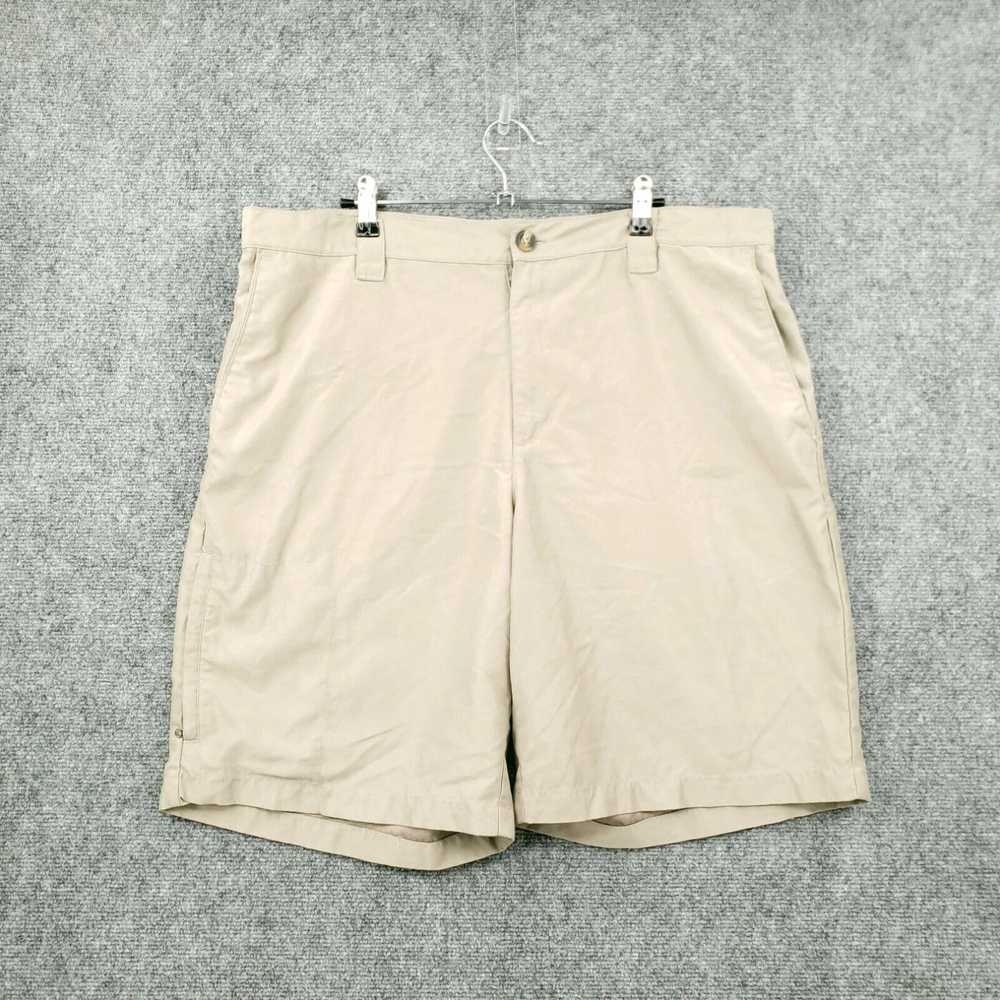 Vintage Columbia Shorts Mens 38 Khaki Chino Mid-R… - image 1