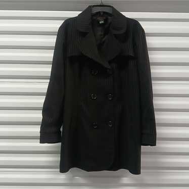 Vintage Y2K Ashro Women's Trench Coat Plus 22 Blac