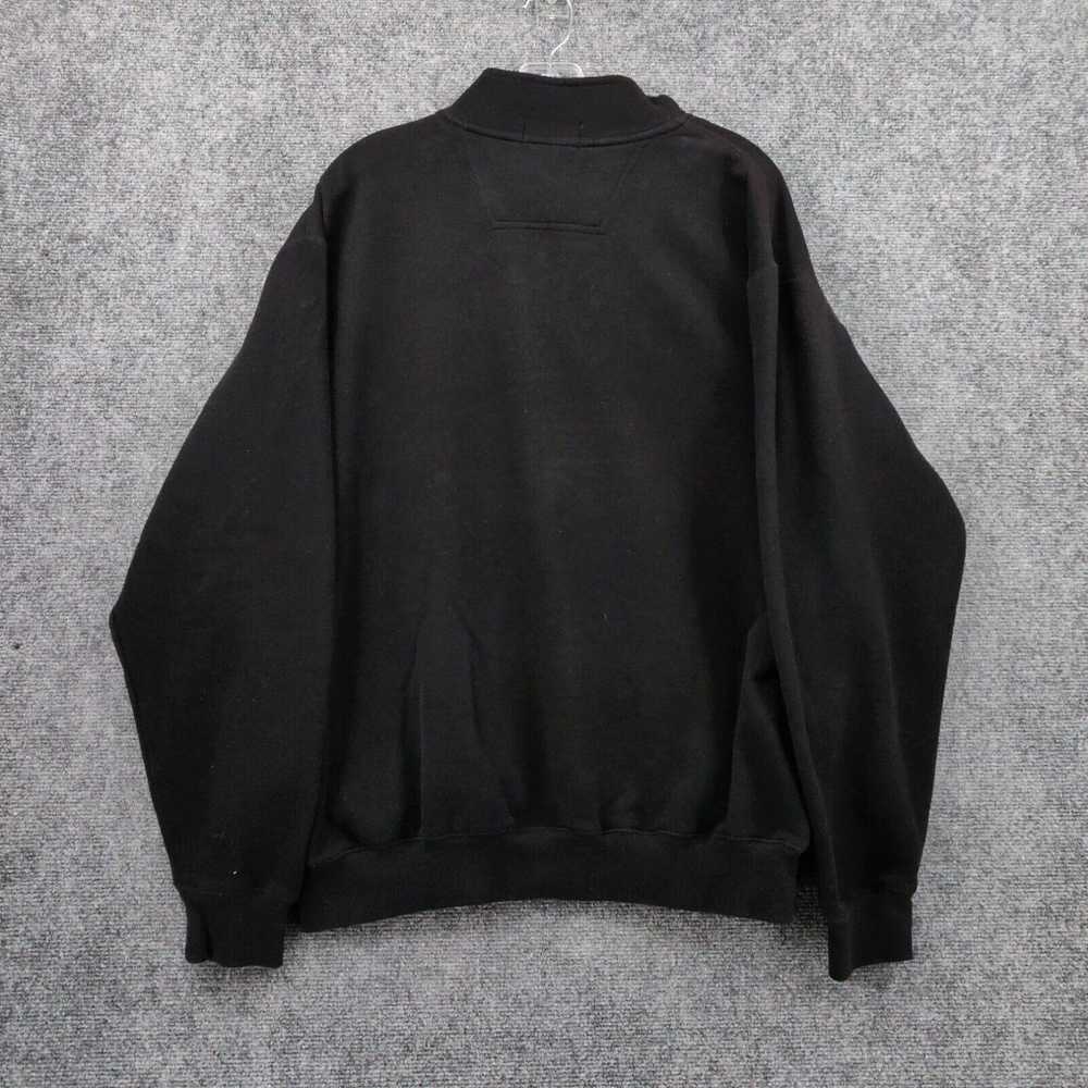 Vintage Antigua Sweatshirt L Large Black Pullover… - image 2