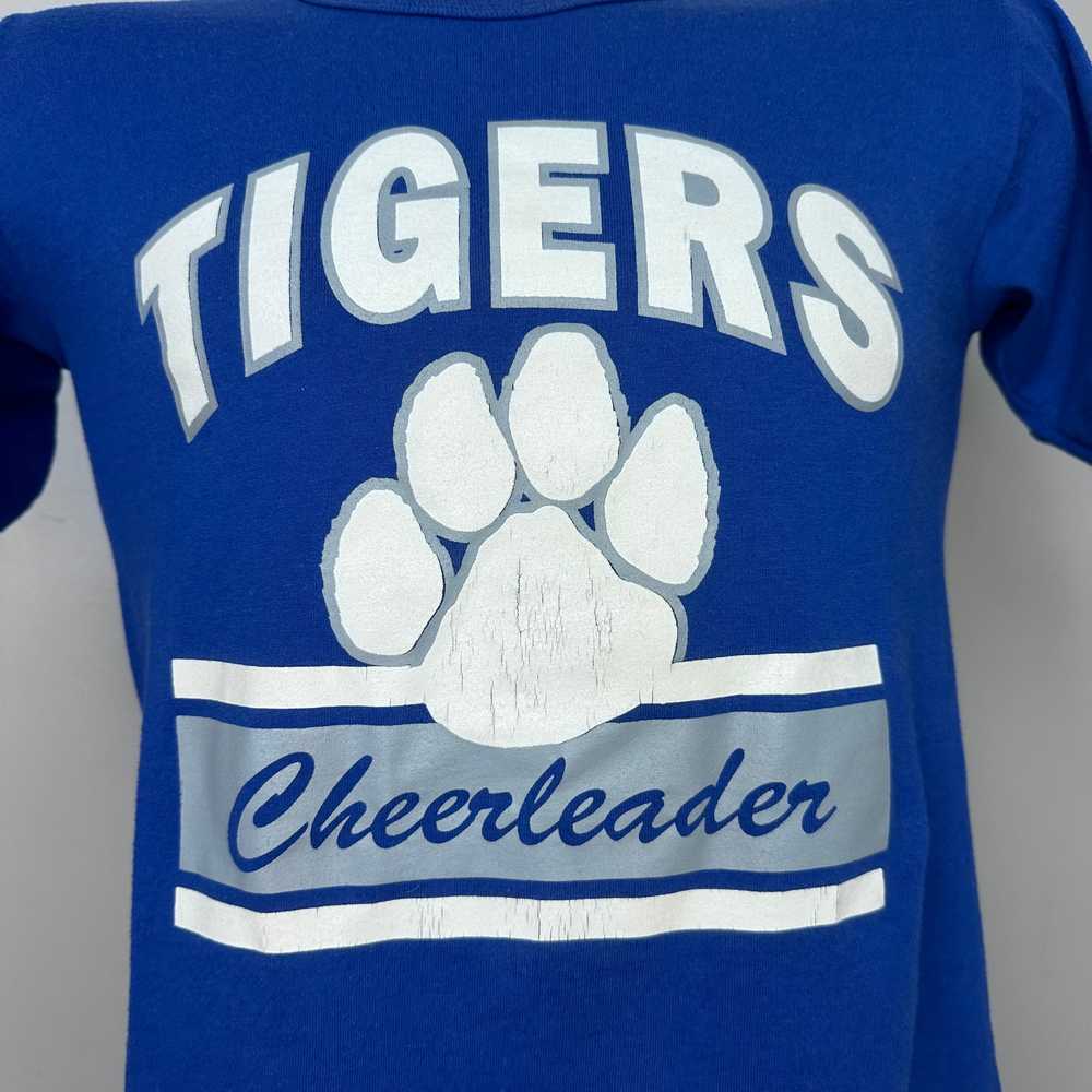 1980s Tigers Cheerleader T-Shirt, Memphis State U… - image 2