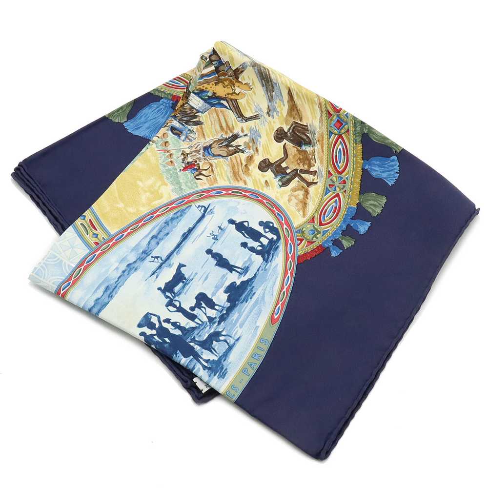 Hermes Carre90 Scarf Large Cavaliers Peuls Pool J… - image 2