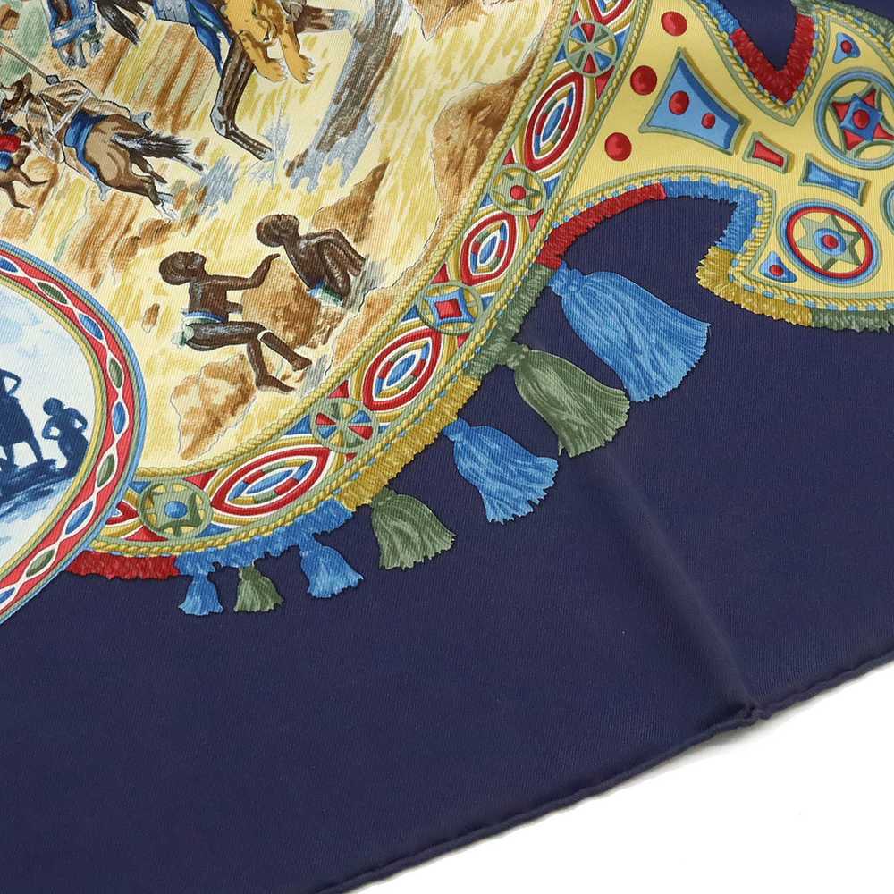 Hermes Carre90 Scarf Large Cavaliers Peuls Pool J… - image 5