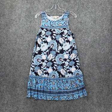 Loft Loft Dress Women SP Petite Blue Shift Short … - image 1