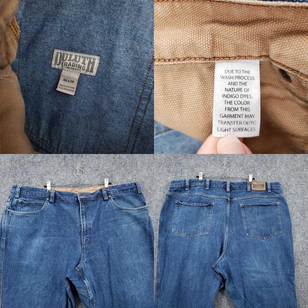 Vintage Duluth Trading Jeans Mens 46x28 Mid-Rise … - image 4