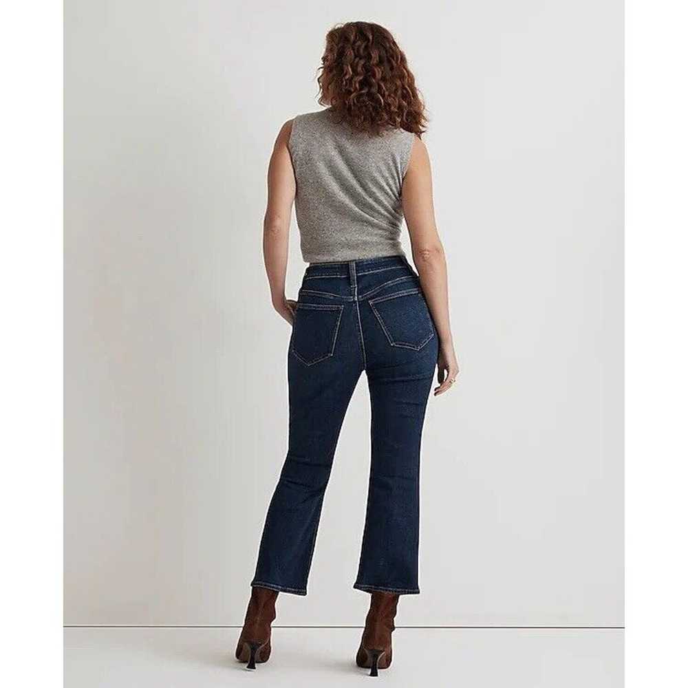 Madewell Curvy Mid Rise Kick Out Crop Jeans Colle… - image 11