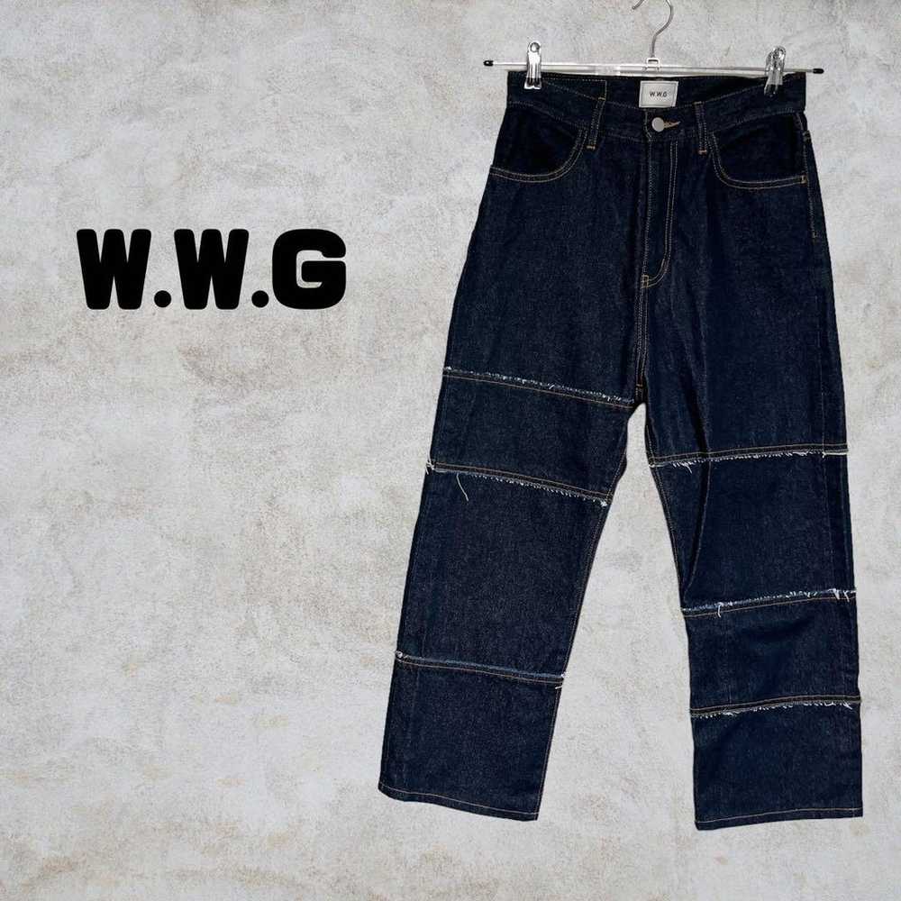 "WHO'S WHO GALLERY" Remake-Like Denim Navy - image 2