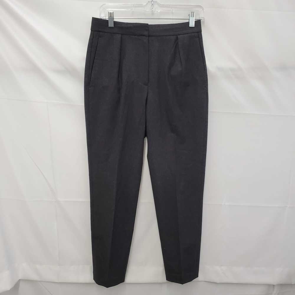 Theory WM's Gray Wool Flannel Dress Trousers Size… - image 1