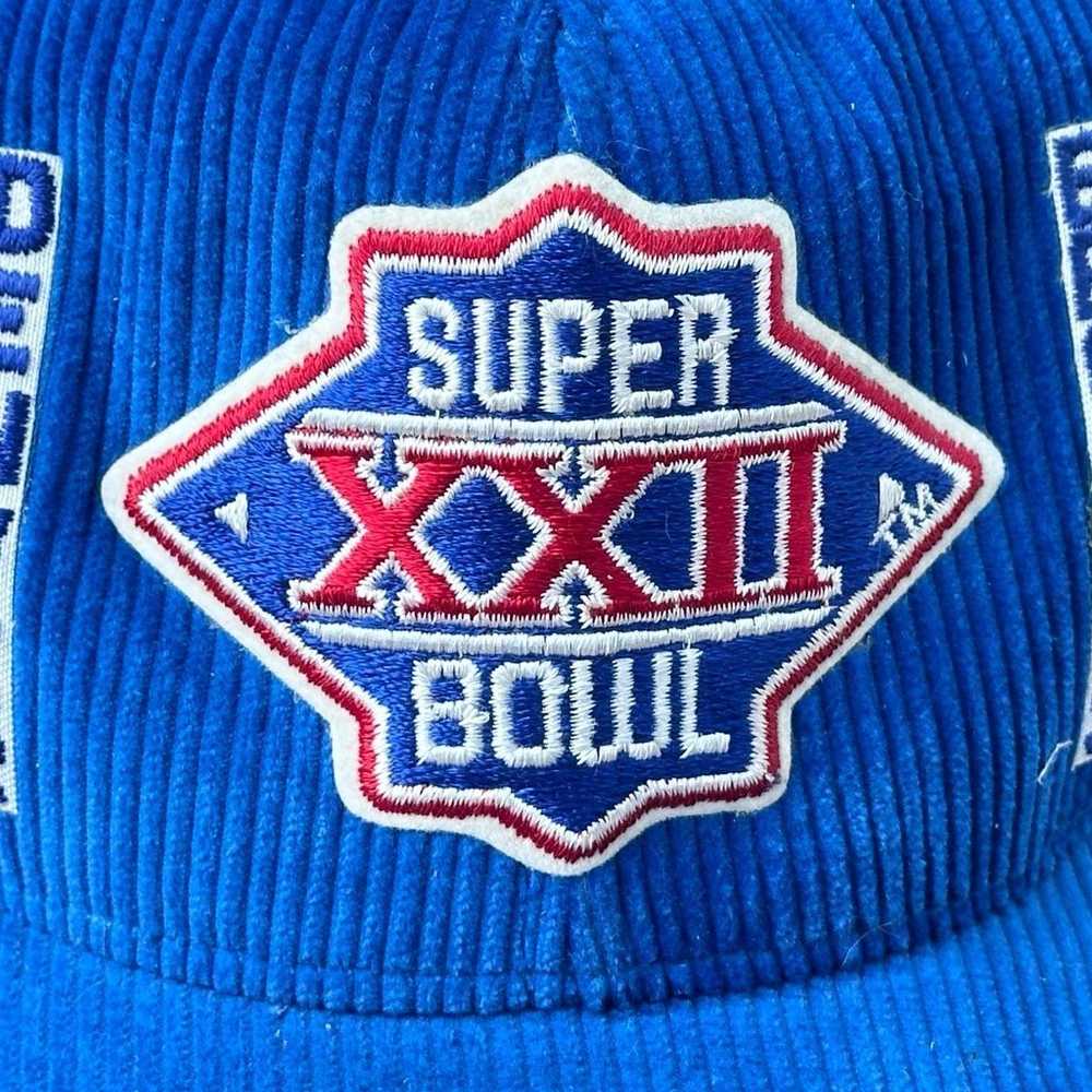 Vintage 80's Denver Broncos Super Bowl Hat|Blue C… - image 2