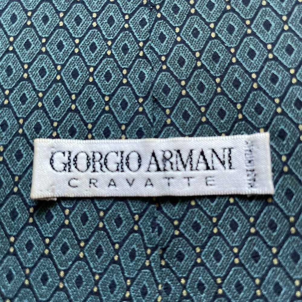 GIORGIO ARMANI tie vintage pattern - image 3