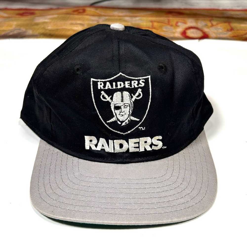 Vintage 90s Eastport NFL Oakland Raiders snapback… - image 1