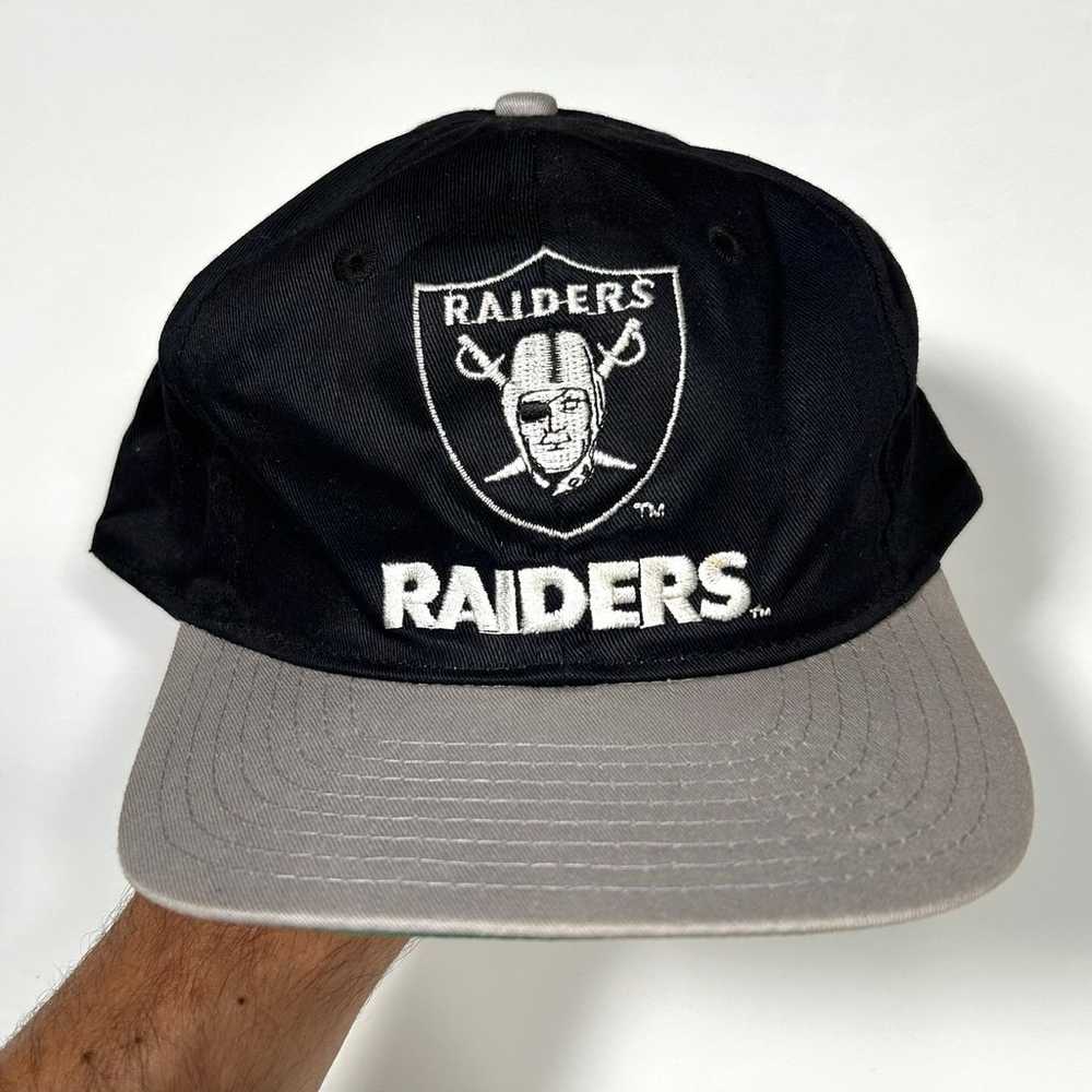 Vintage 90s Eastport NFL Oakland Raiders snapback… - image 3