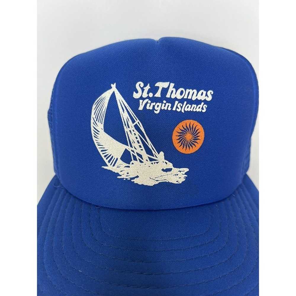 Vintage St. Thomas Virgin Island Snapback Trucker… - image 2