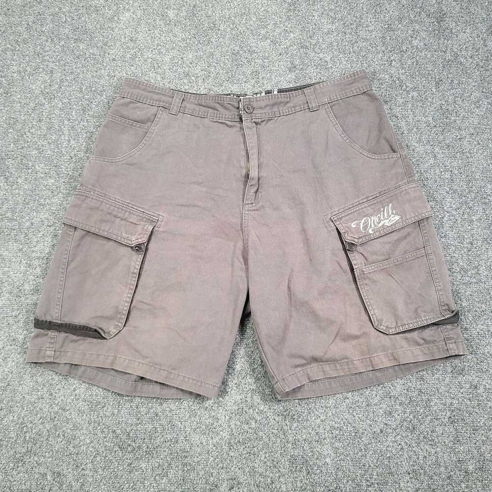 Vintage O'Neill Shorts Mens 42 Brown Cargo Mid-Ri… - image 1