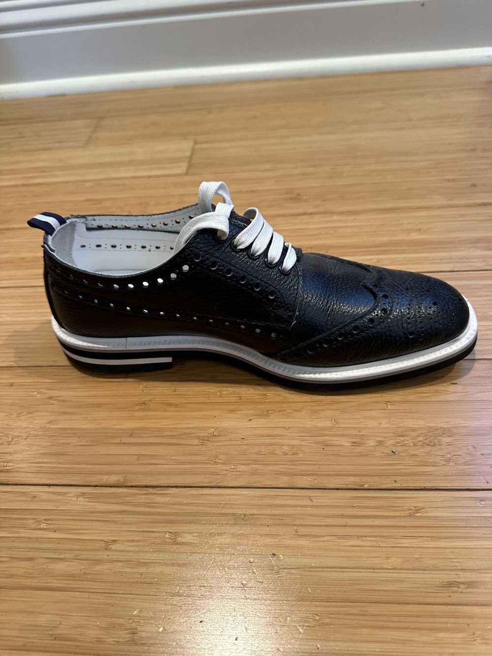 Loriblu Loriblu Men’s Leather Navy Shoes Size 41 - image 8