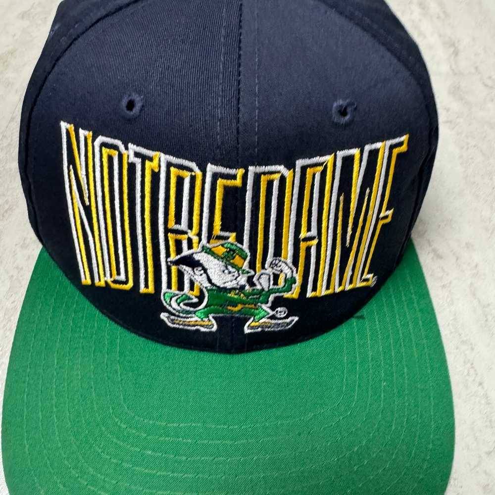 Vintage Notre Dame hat Fighting Irish - image 3