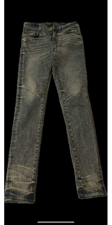 Amiri Sand Washed Blue Denim