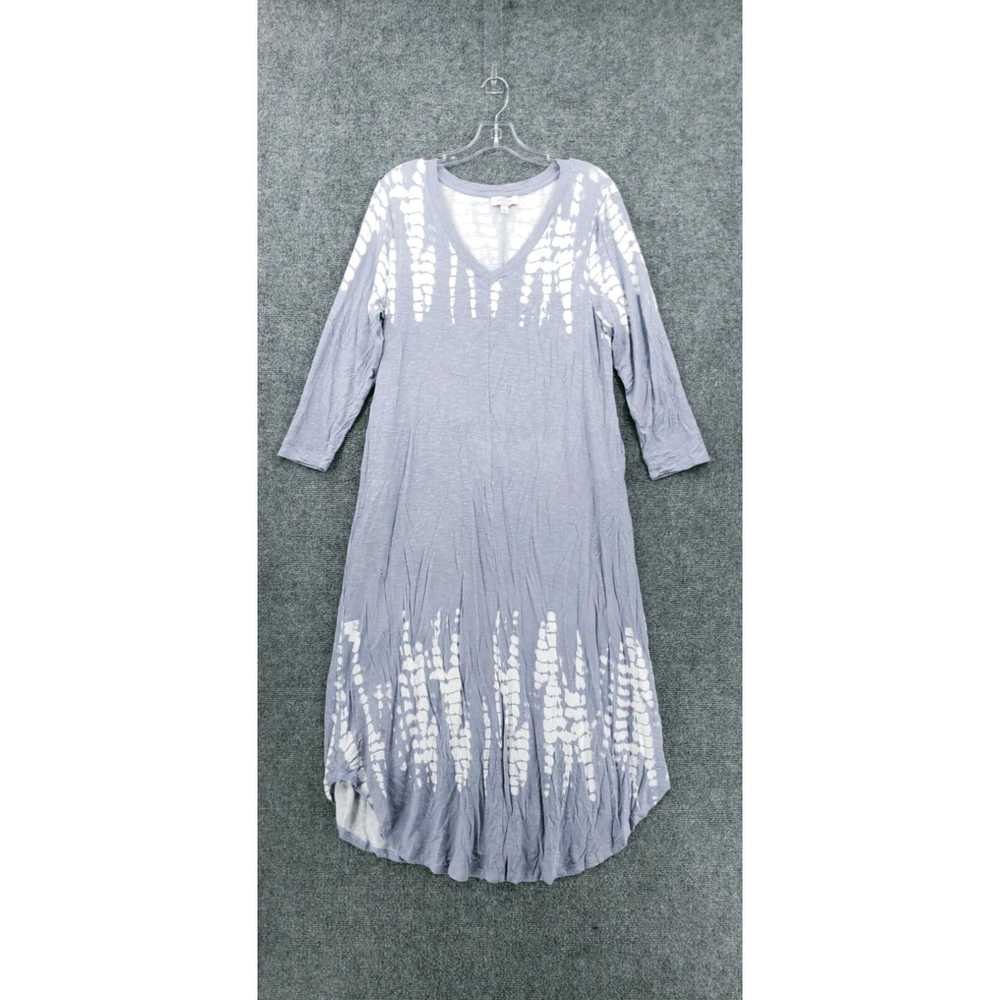 Vintage New Directions Dress Womens L Large Gray … - image 1