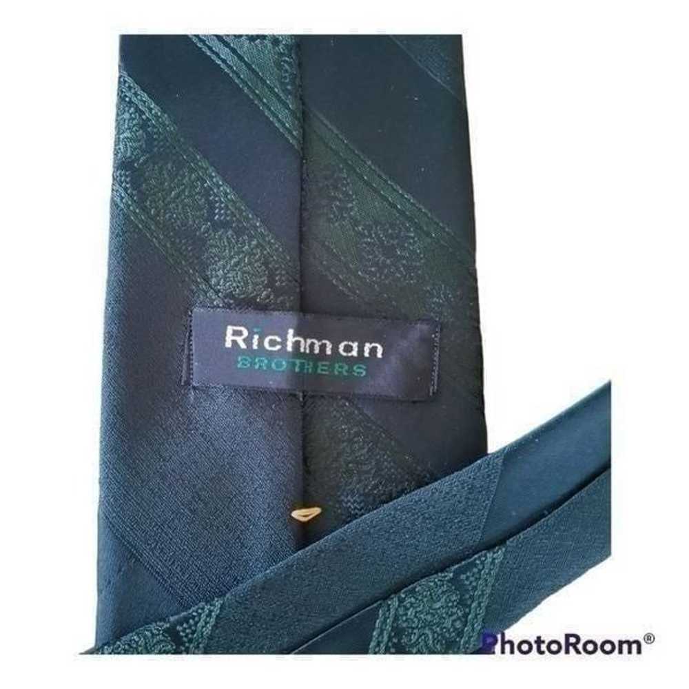 Richman Brothers Vintage Jacquard Print Tie - image 2