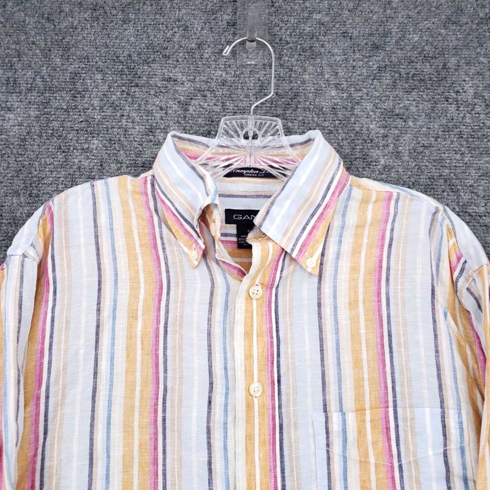 Gant GANT Button Down Shirt Mens M Medium Hampton… - image 3