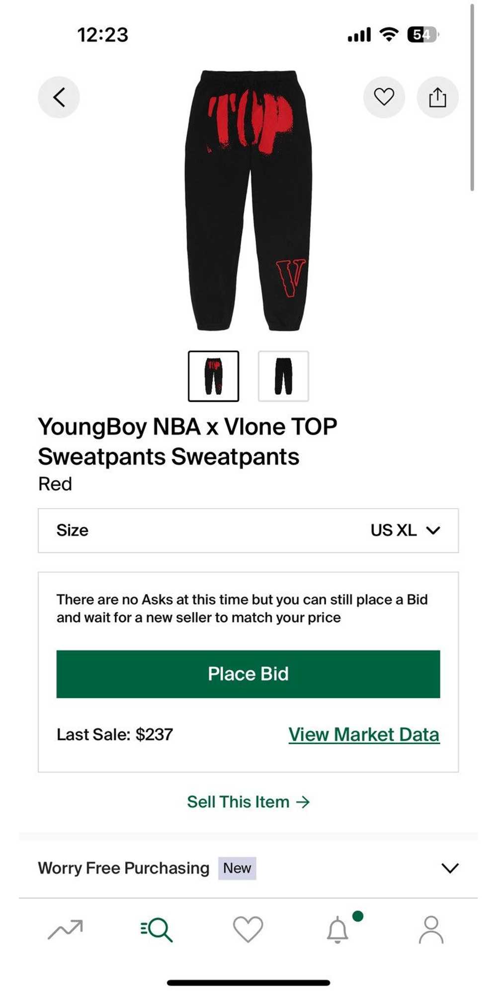 Vlone Vlone x Youngboy NBA TOP Sweatpants Size XL - image 4