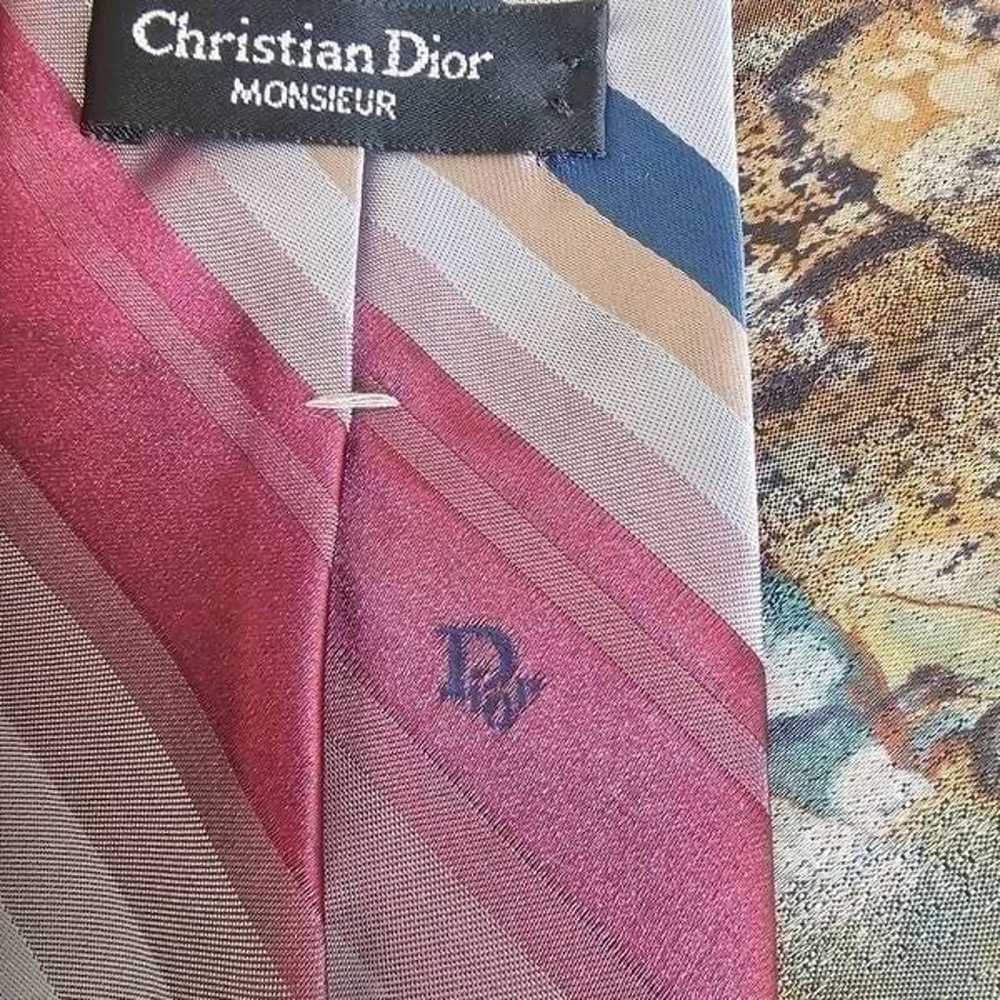 Christian Dior vintage men's Necktie 3 bundle - image 7