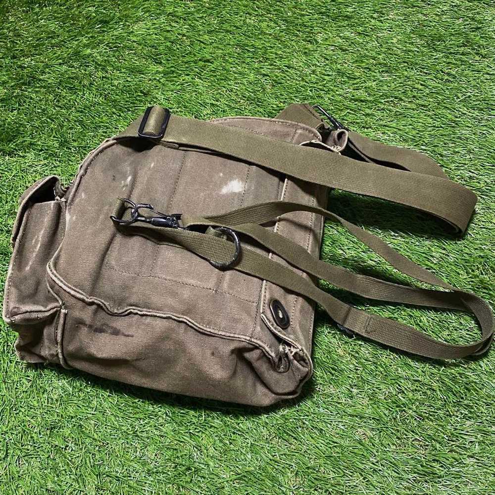 60s US military genuine USN Gas Mask Bag Vintage … - image 3