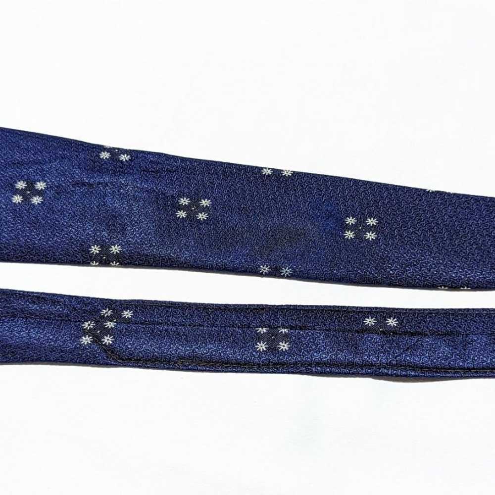 Special Sulka 40s US vintage blue silk tie - image 4