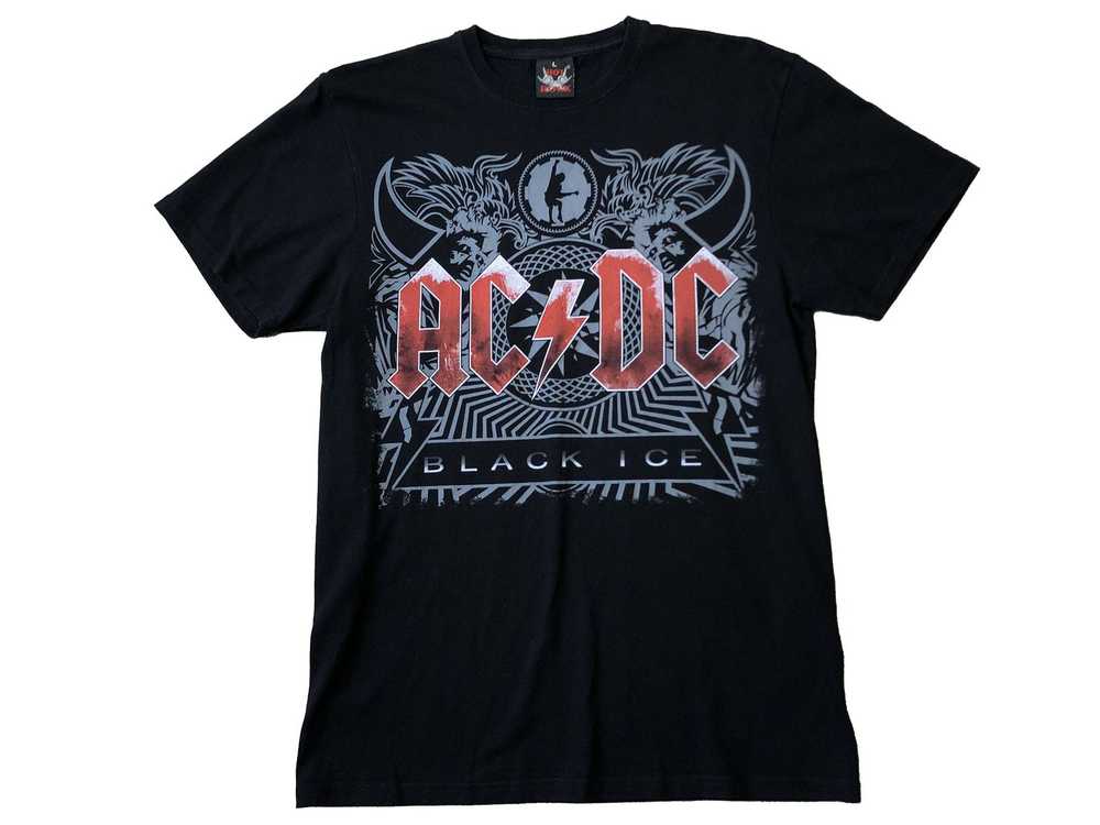 Ac/Dc × Band Tees × Vintage Vintage Ac/Dc Black I… - image 1