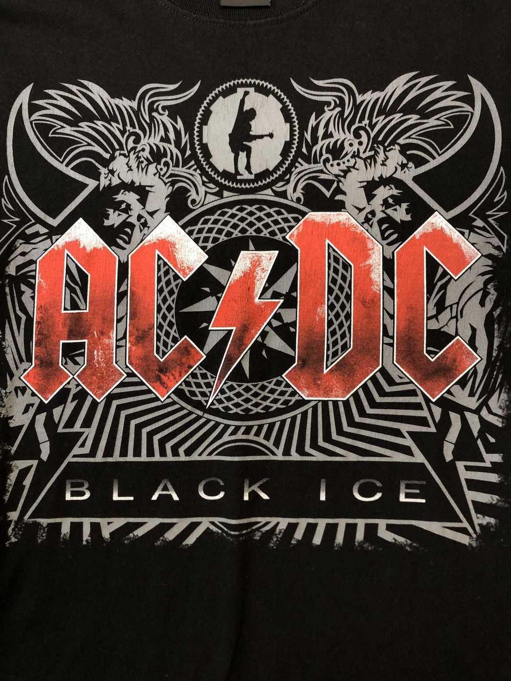 Ac/Dc × Band Tees × Vintage Vintage Ac/Dc Black I… - image 3