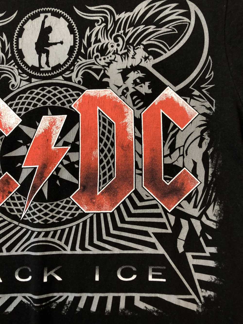 Ac/Dc × Band Tees × Vintage Vintage Ac/Dc Black I… - image 5