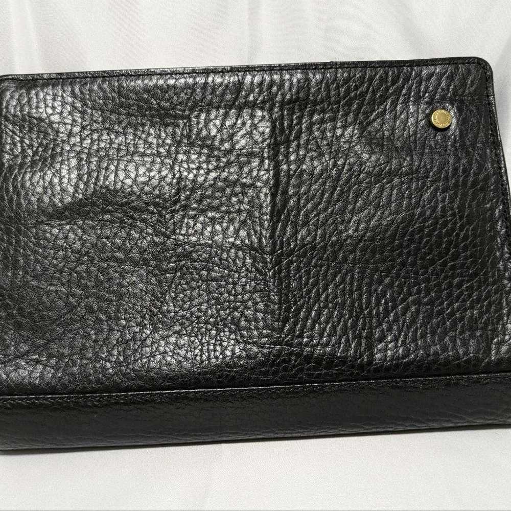 【Excellent Condition】Burberry Clutch Bag Leather … - image 4