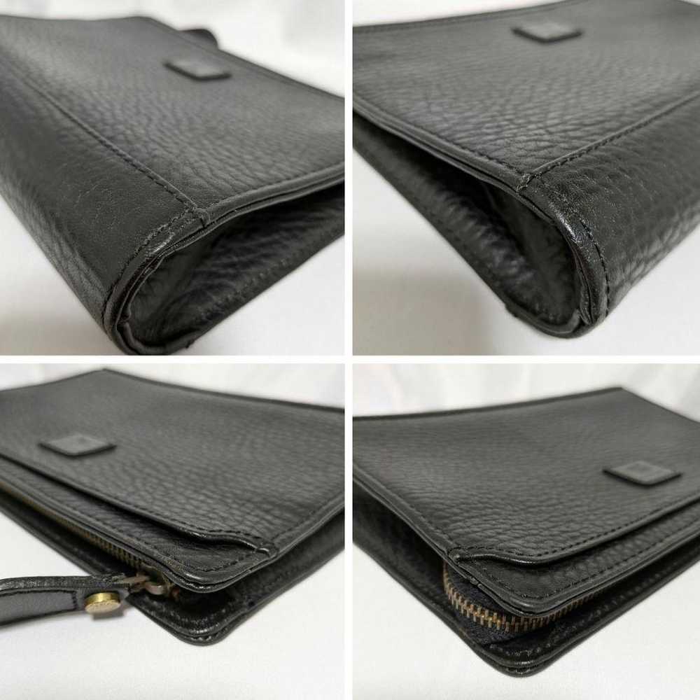 【Excellent Condition】Burberry Clutch Bag Leather … - image 6