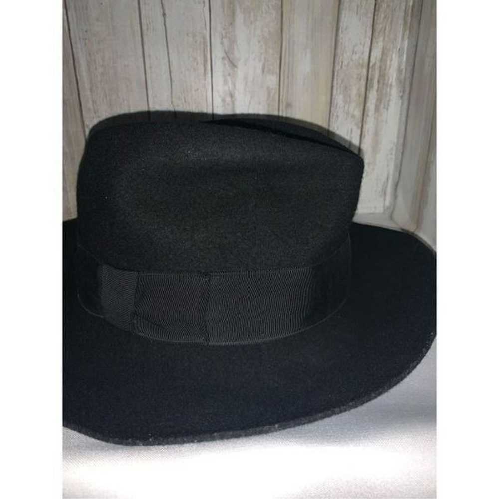 TM DC Comics 1964 Black Wool Felt Fedora Hat Batm… - image 2