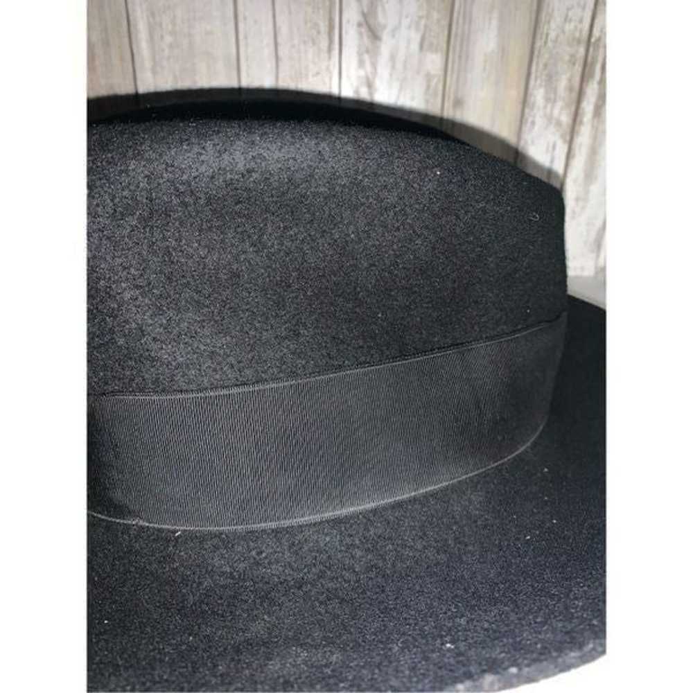 TM DC Comics 1964 Black Wool Felt Fedora Hat Batm… - image 4