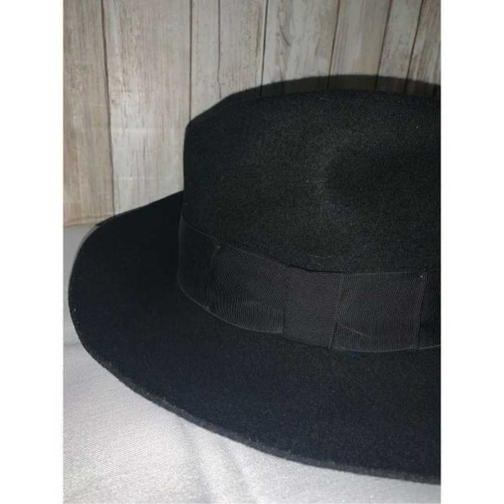 TM DC Comics 1964 Black Wool Felt Fedora Hat Batm… - image 7