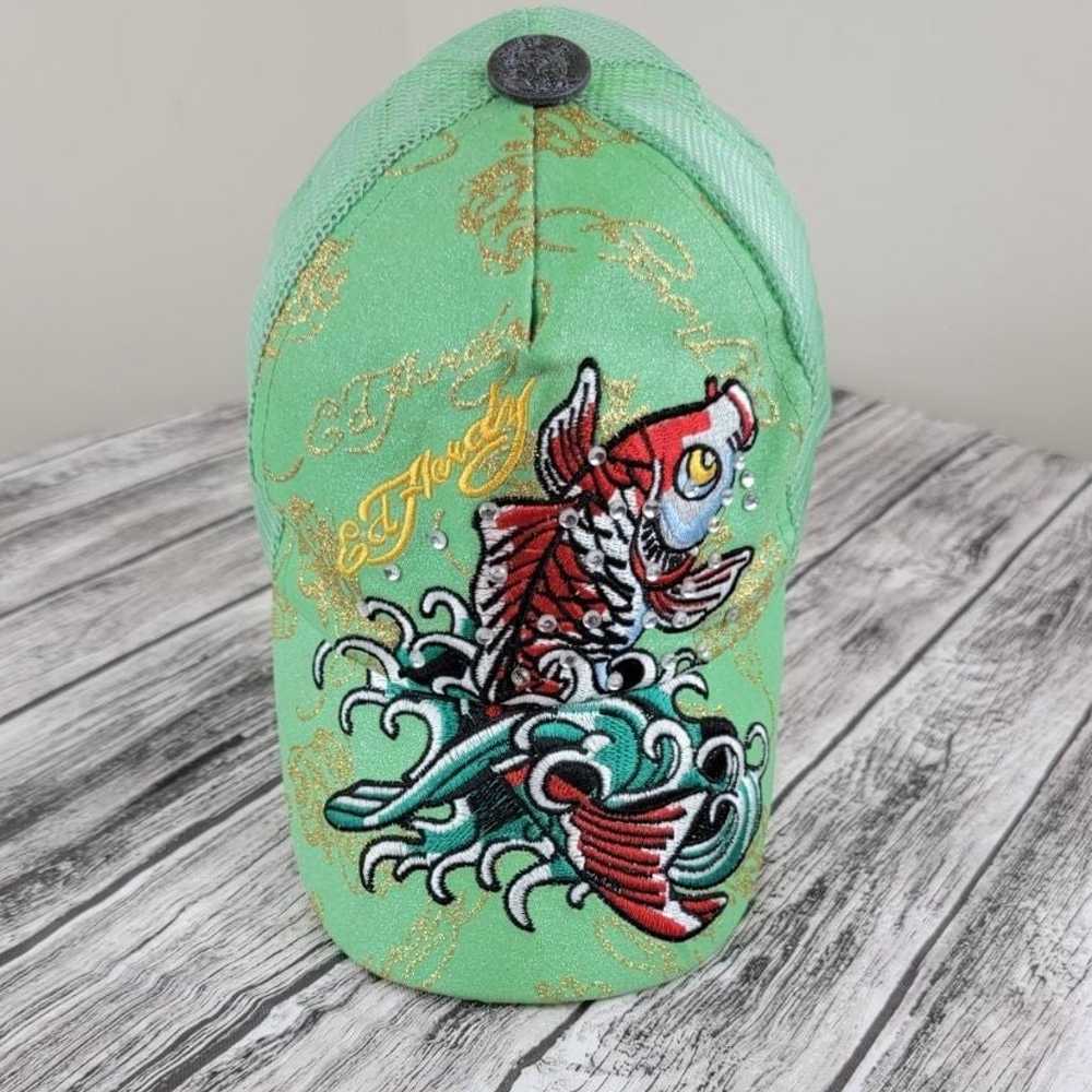 Vintage Ed Hardy Koi Trucker Hat - image 1