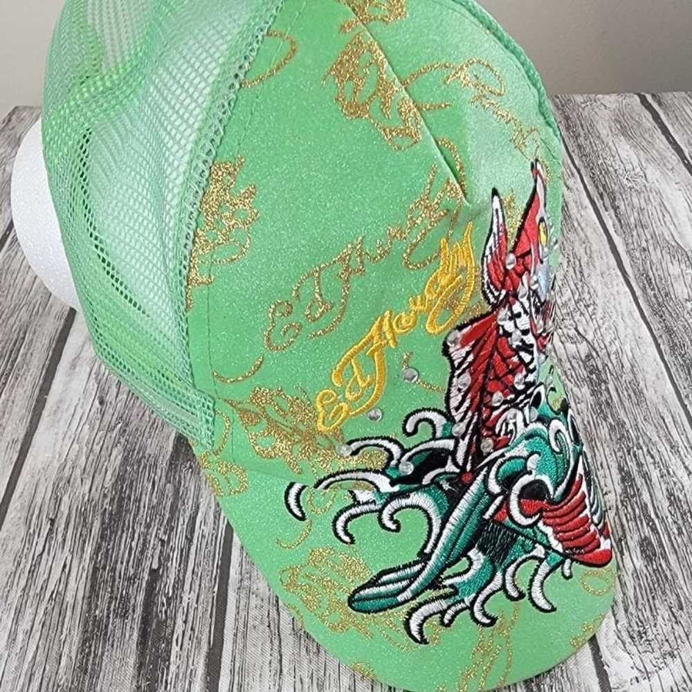 Vintage Ed Hardy Koi Trucker Hat - image 3