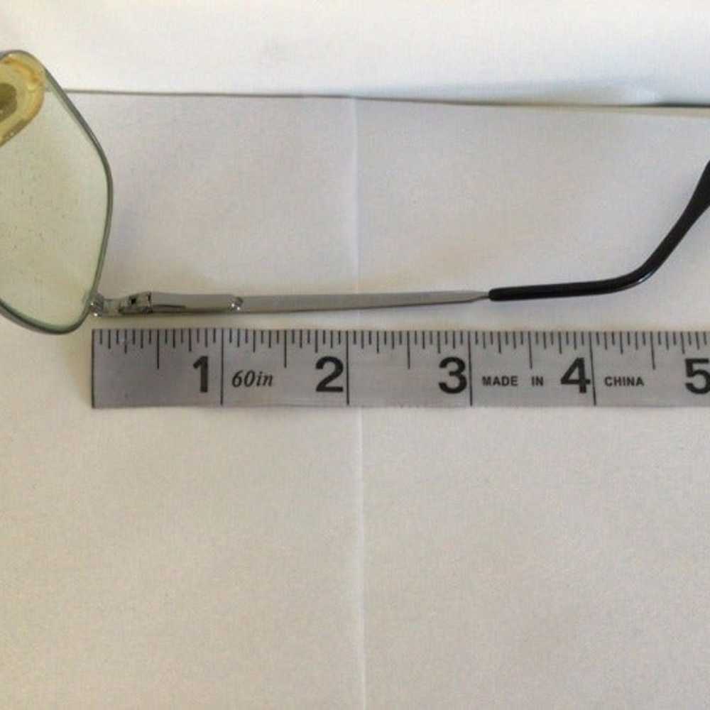 Vintage Aviator Eye Glasses Frames Luxottica Hect… - image 12