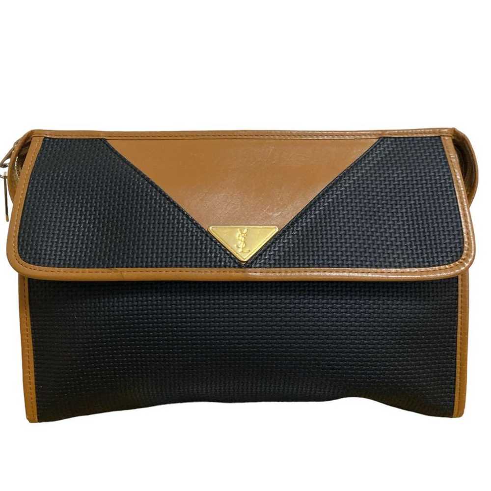 Vintage Yves Saint Laurent Clutch Bag with Good Q… - image 2