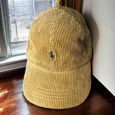 vintage Ralph Lauren Polo Beige Corduroy hat - image 1