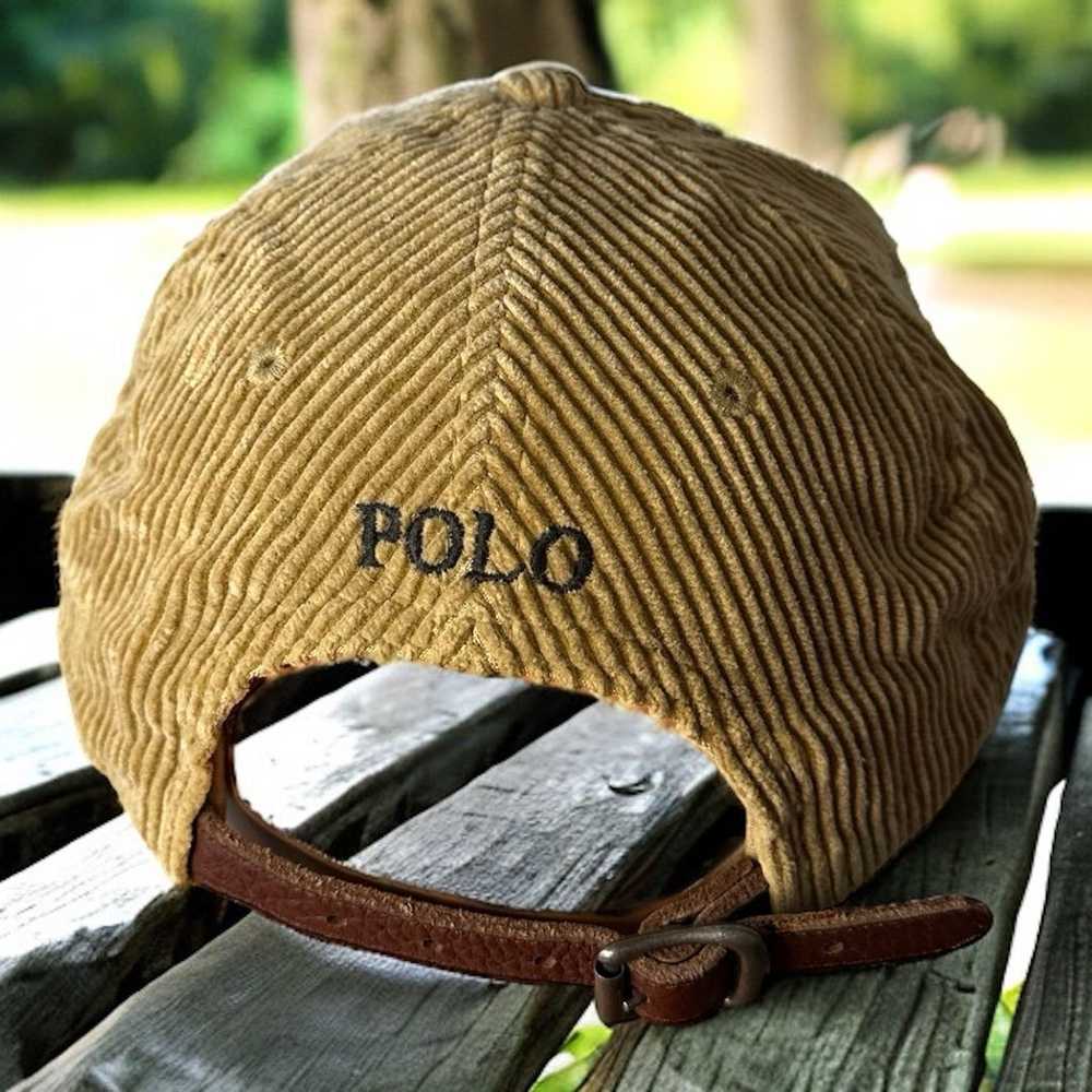 vintage Ralph Lauren Polo Beige Corduroy hat - image 6