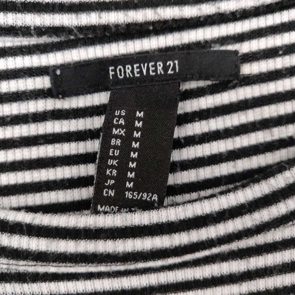 Forever 21 FOREVER 21 Shirt Dress M Medium Black … - image 3