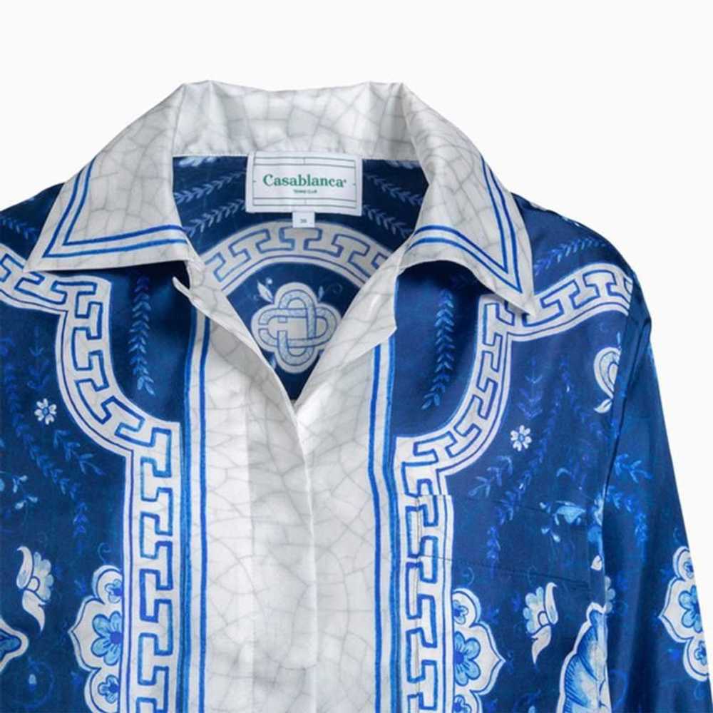 Casablanca Casablanca Blue ‘Plat A Dessert’ Shirt - image 3