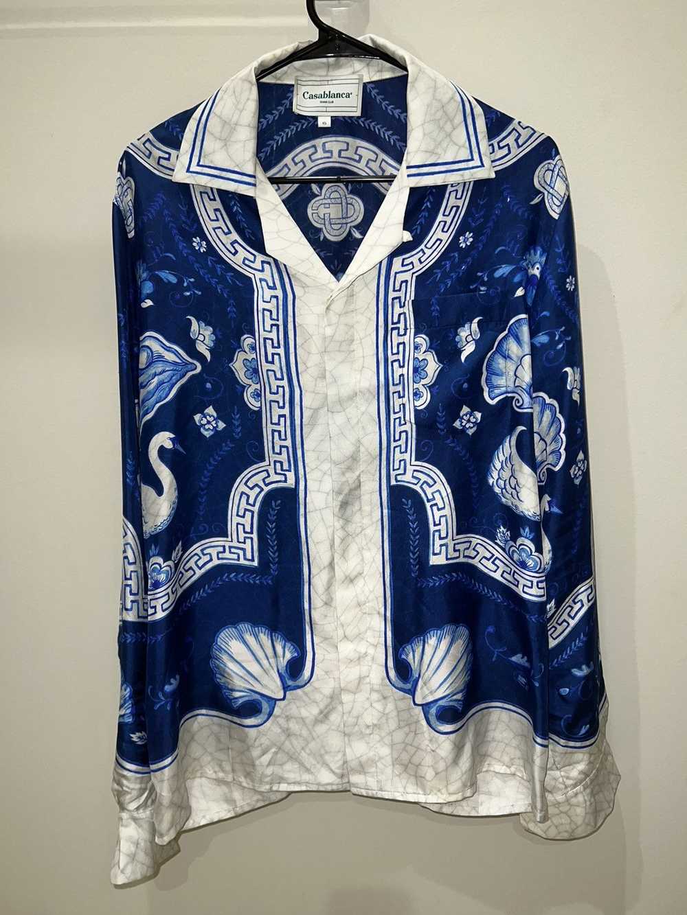 Casablanca Casablanca Blue ‘Plat A Dessert’ Shirt - image 4