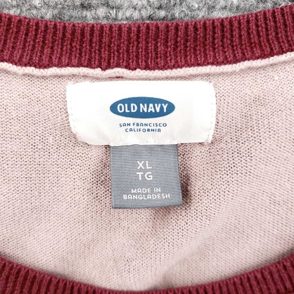 Old Navy Old Navy Sweater Womens XS Red Pink Pull… - image 3