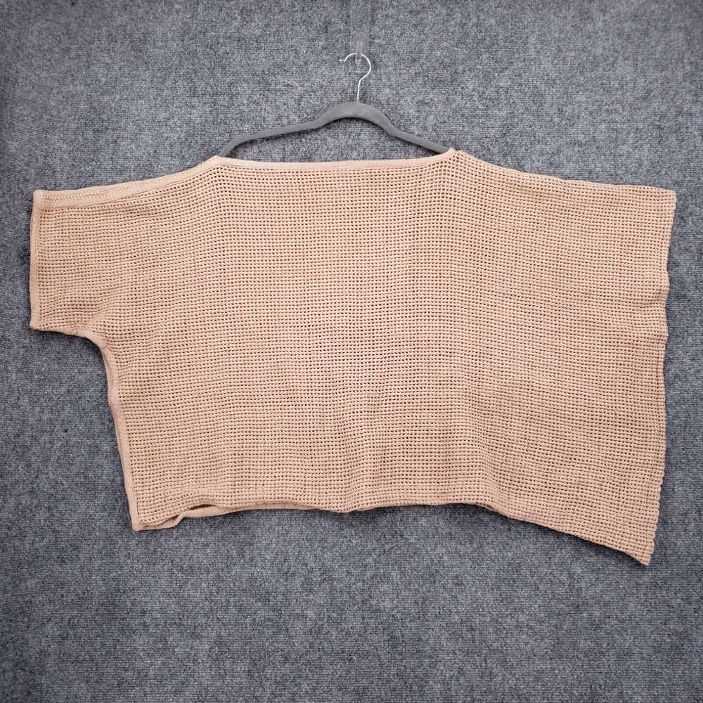 Vintage Oh My Gauze Top Womens One Size Brown Cro… - image 2