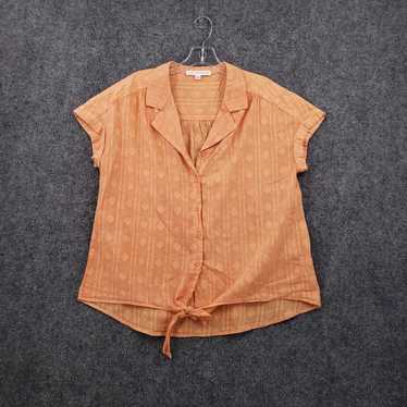 Vintage Jane & Delancey Blouse Womens M Medium Or… - image 1