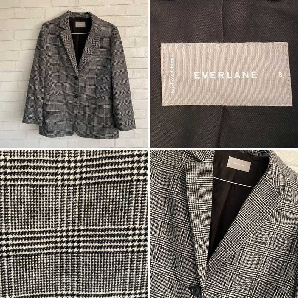 Everlane Everlane $228 Oversized Glen Plaid Wool … - image 1