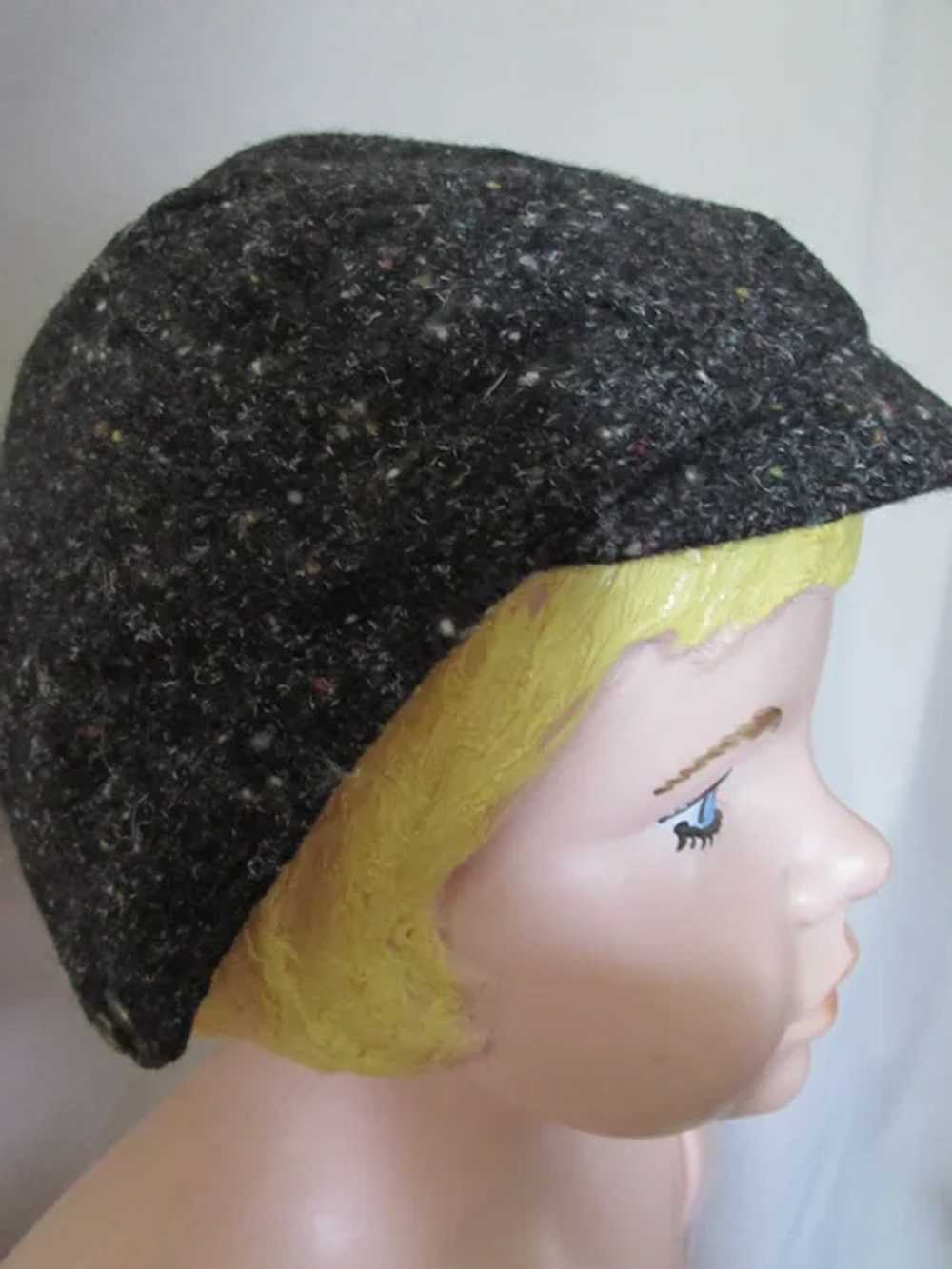 Oh So Cute Boy's Mid Century Gray Tweed Winter Co… - image 12